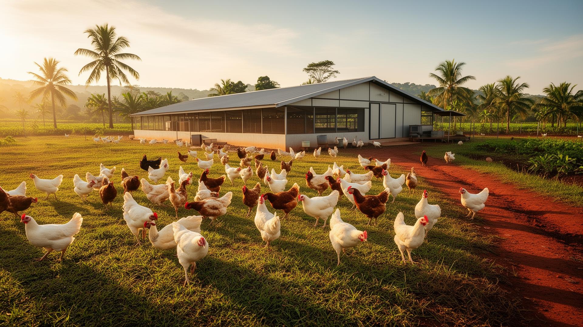MADP poultry farm in Sierra Leone